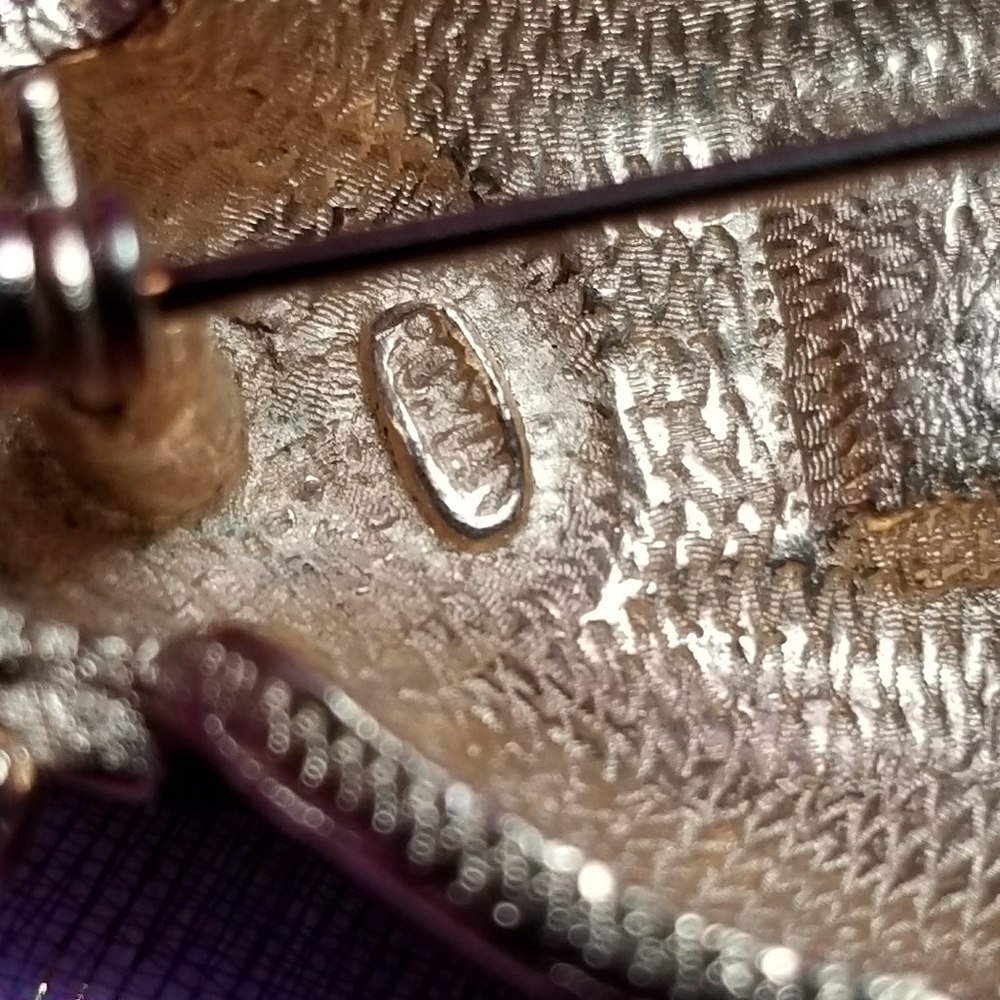 Ladybug brooch by Roman red black enamel gold - Picture 9 of 9